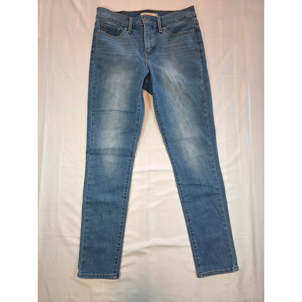 Levis 311 Shaping Skinny Jeans Womens 29 Medium Wash Blue Mid Rise - Picture 1 of 13